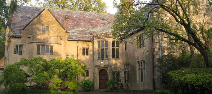 HRAF headquarters, a historic Tudor-style mansion