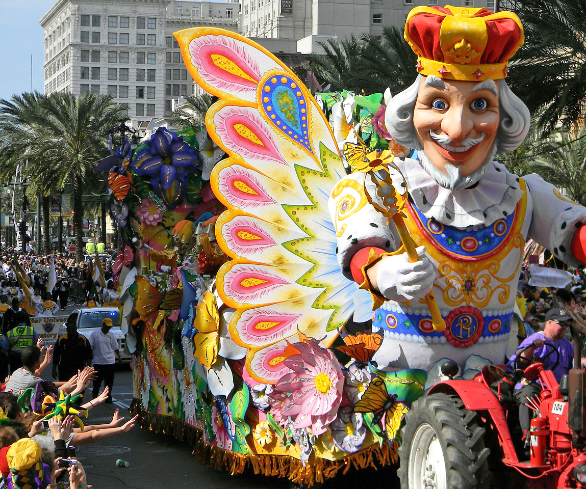 mardi gras procession