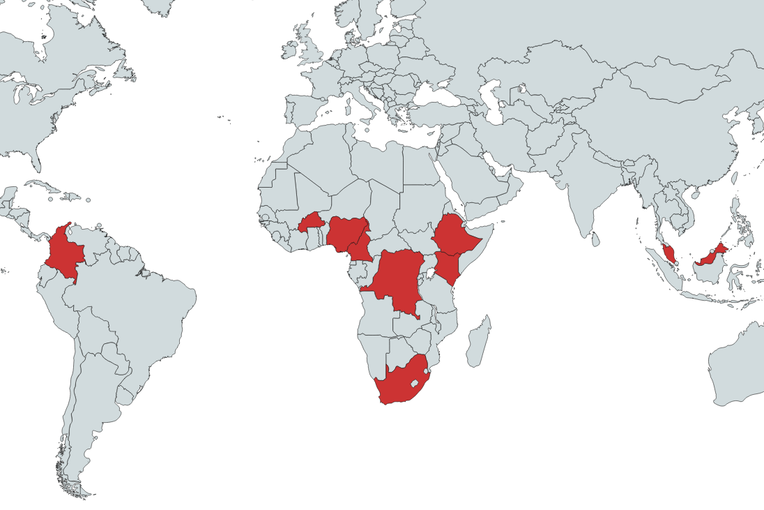 HRAF Global Scholarship Map