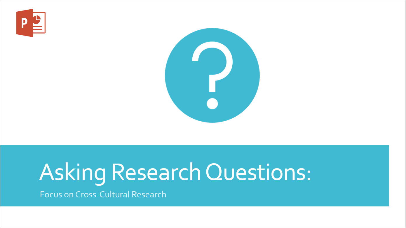 Asking Research Questions ppt