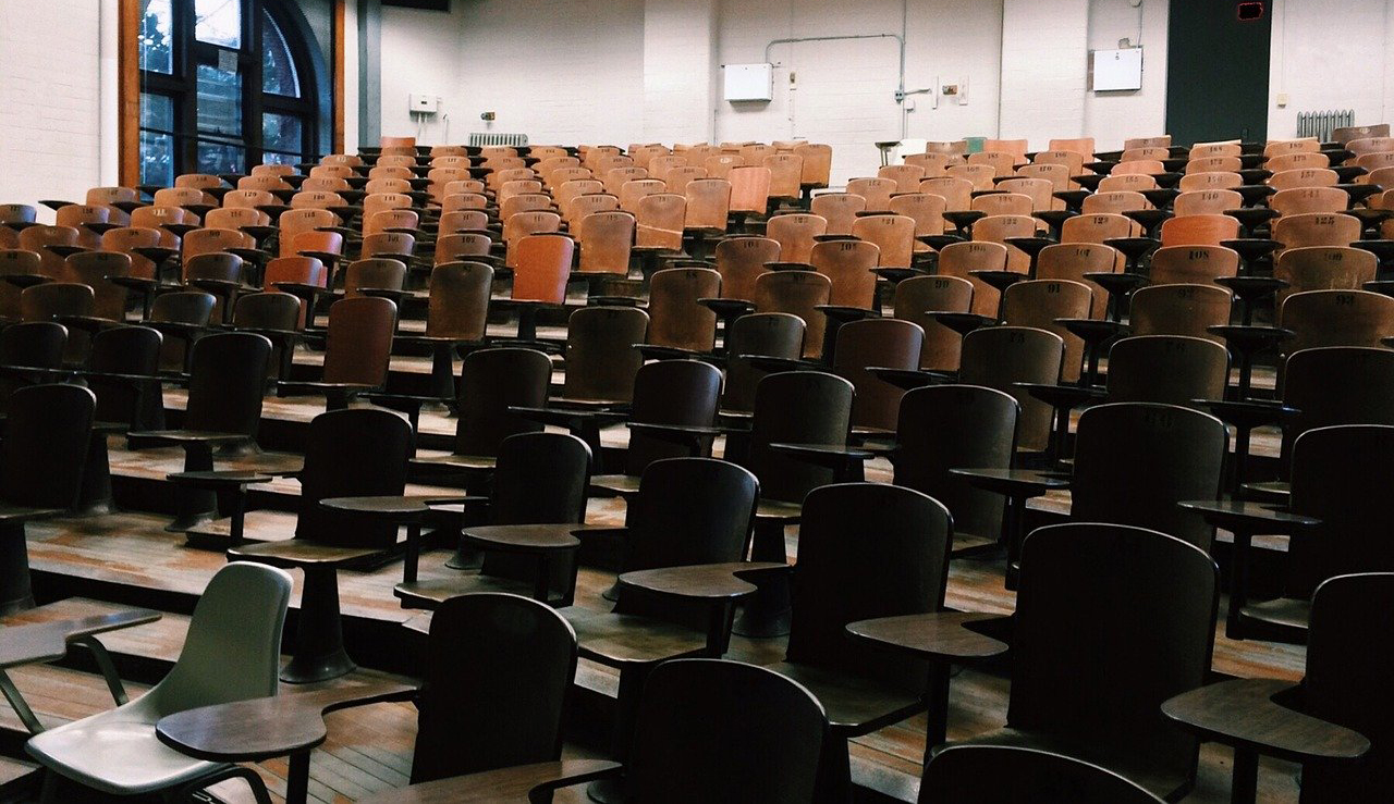 empty classroom seats