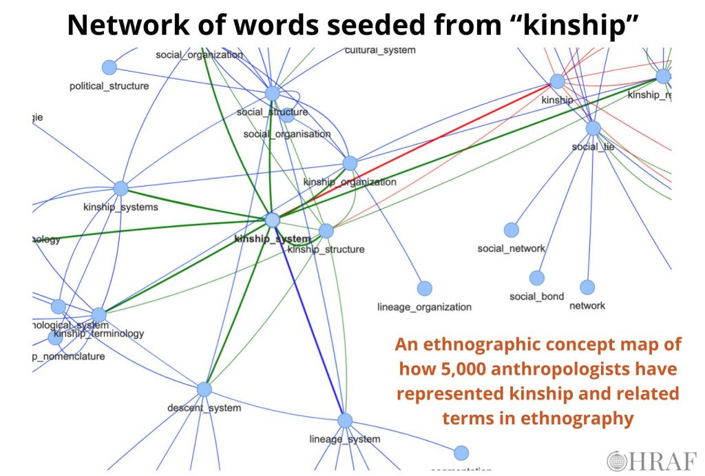 Network of words seeded from Kinship